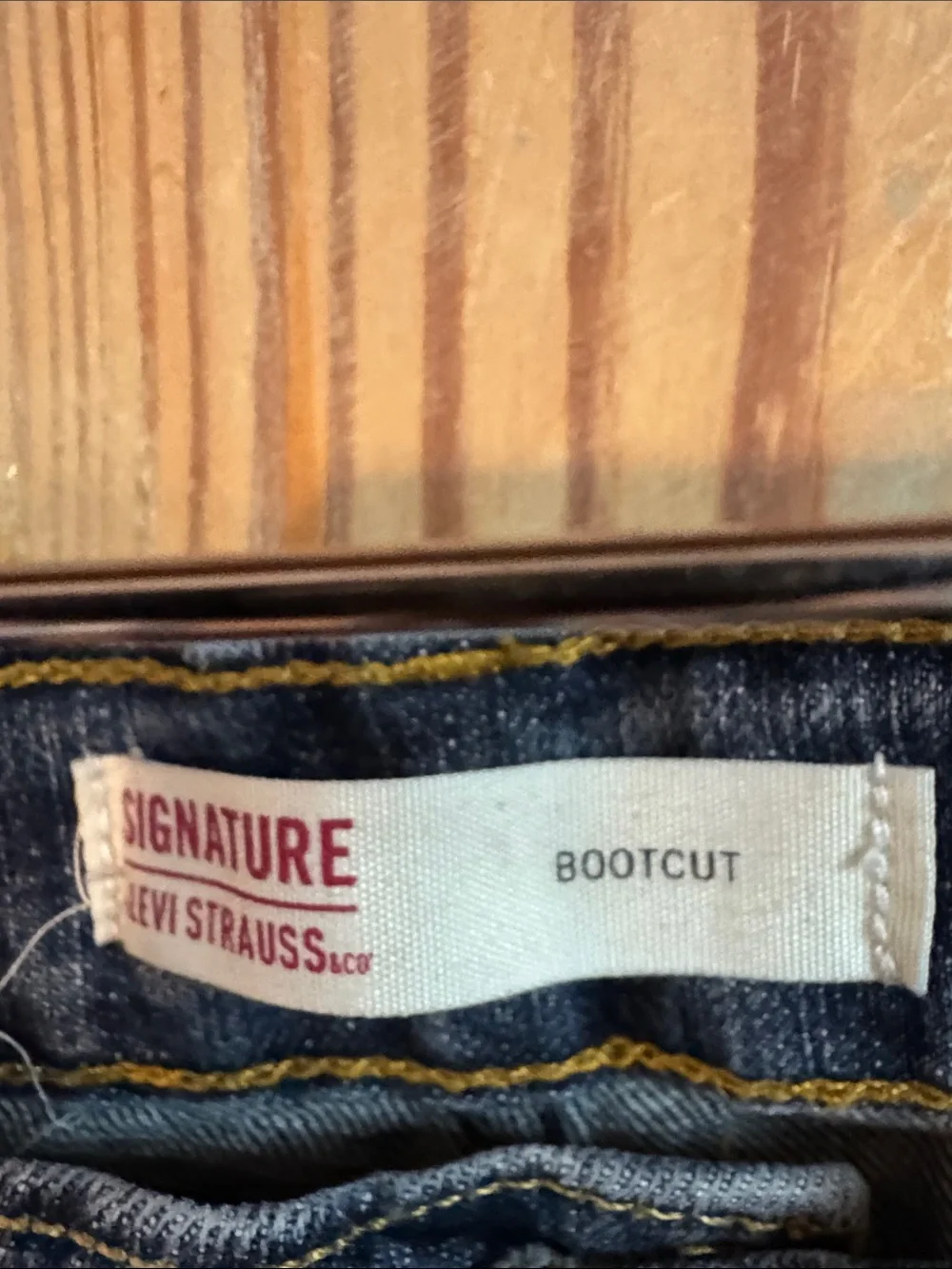Men's Classic signature Levi Strauss boot cut Fit med Blue Jeans 34x34